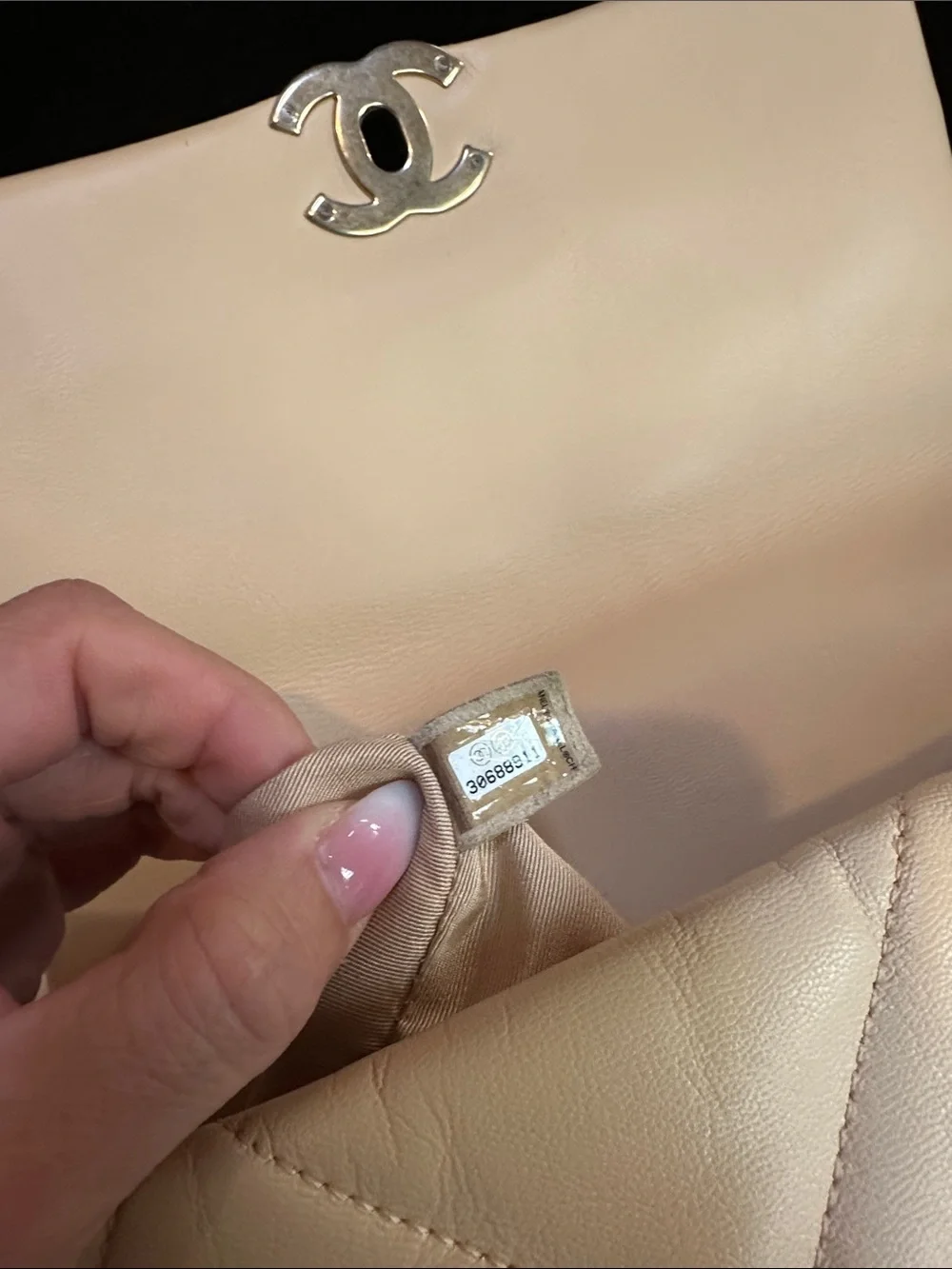 Chanel 19 Quilted Leather shoulder bag